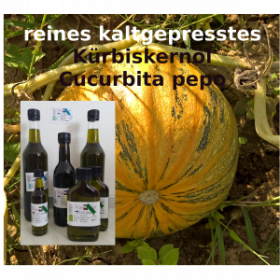 Kürbisöl Kürbiskernöl kaltgepresst Cucurbita pepo reine Öle von "Mäc Spice"