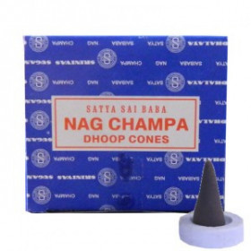 10 Räucherkegel Satya Sai Baba Nag Champa