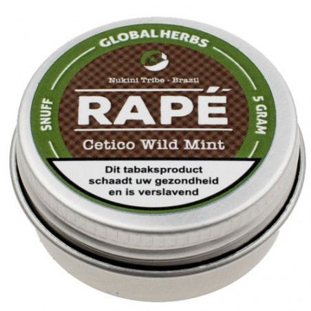 Rapé Cetico wild mint - Nukini -   Schnupftabak