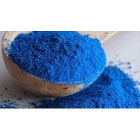 Blaue Spirulina Pulver  Blaualge Blue Spirulina  Arthrospira platensis