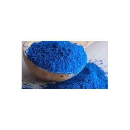 Blaue Spirulina Pulver  Blaualge Blue Spirulina  Arthrospira platensis