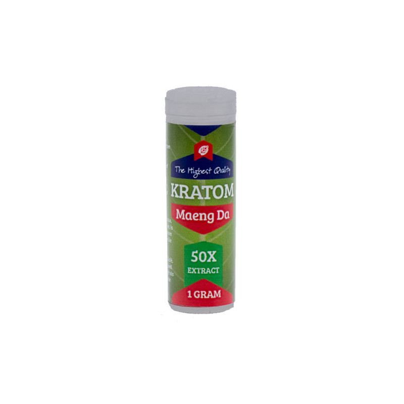 Kratom Maeng Da Red 50X extract  Mitragyna Speciosa 1 Gramm