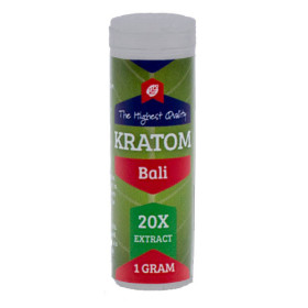 Kratom Bali Red 20X extract  Mitragyna Speciosa 1 Gramm