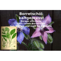 Borretschöl kaltgepresst min. 20% GLA Boragao officialis Mäc Spice