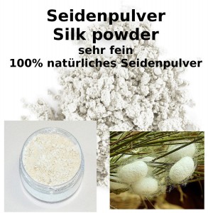 Seidenpulver ultrafein pure Seide "Mäc Spice"