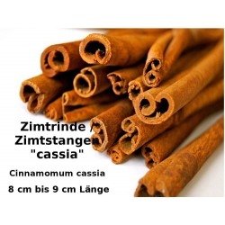 Zimtstangen Cassia Zimt ca. 8 cm Stangen Gewürz-Basteln Deko Top-Qualität