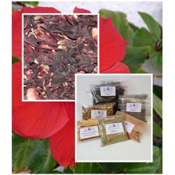 Hibiskus Blüten Tee, geschnitten HIBISKUSBLÜTENTEE Eibisch Mäc Spice